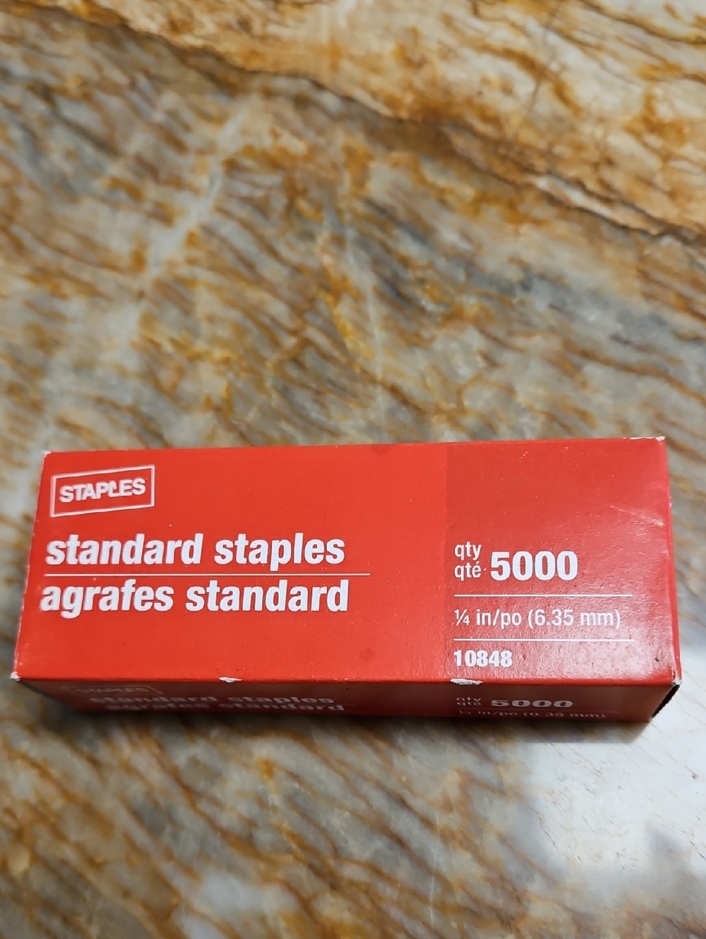 STAPLES Standard Staples 1/4 inch (6.35 mm) NEW